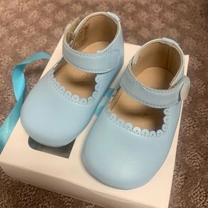 Elephantito Baby Mary Jane Lt Blue size 2
